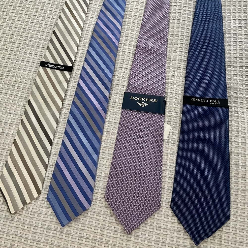NEW Ties!  Claiborne, Dockers & Kenneth Cole NY